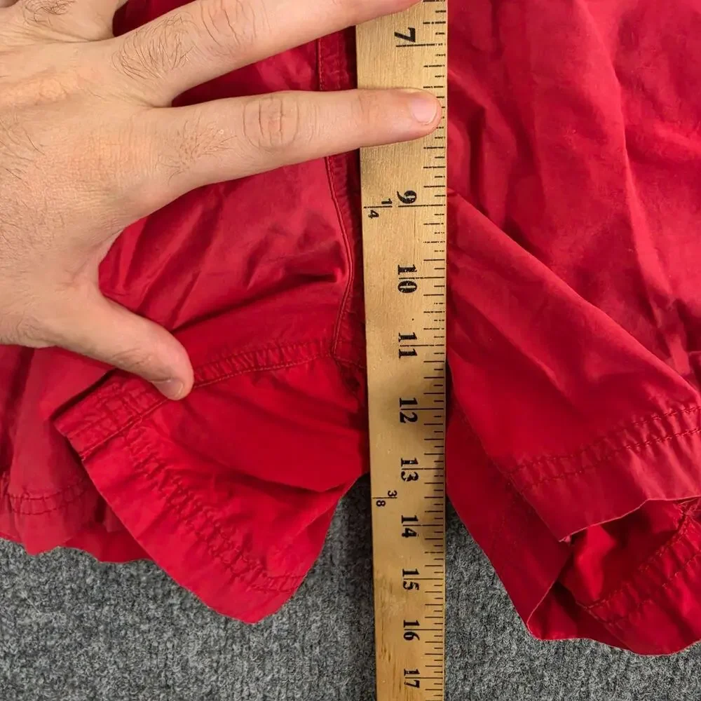 CH Carolina Herrera Swim Trunks Shorts Men Medium Red Lined Resort Beach Pool